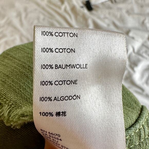 Free People Echo Midi Skirt Green Distressed 8 - Picture 7 of 8